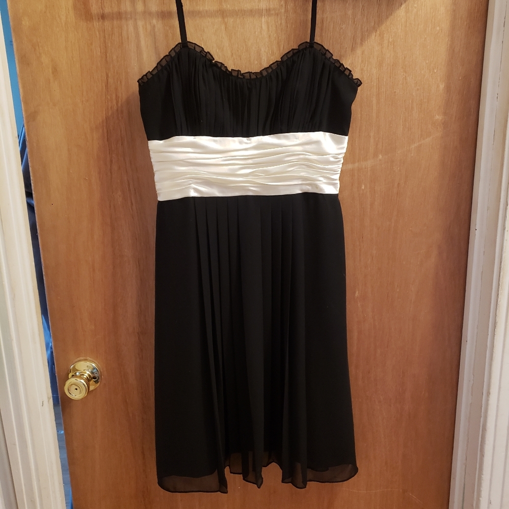 Black cocktail dress